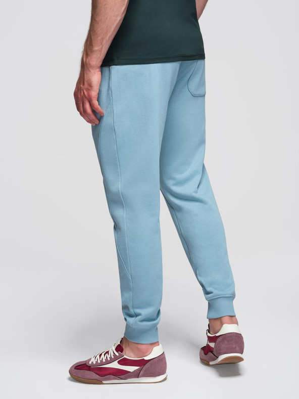 Ombre Clothing Синьо мъжко долнище  jogger Ombre Clothing