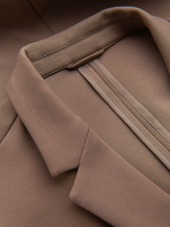 Ombre Clothing Бежов мъжки блейзър с джобове Ombre Clothing