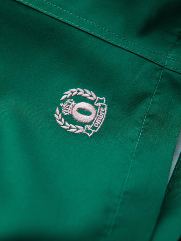 Ombre Clothing Зелен мъжки бански костюм с ребра Ombre Clothing