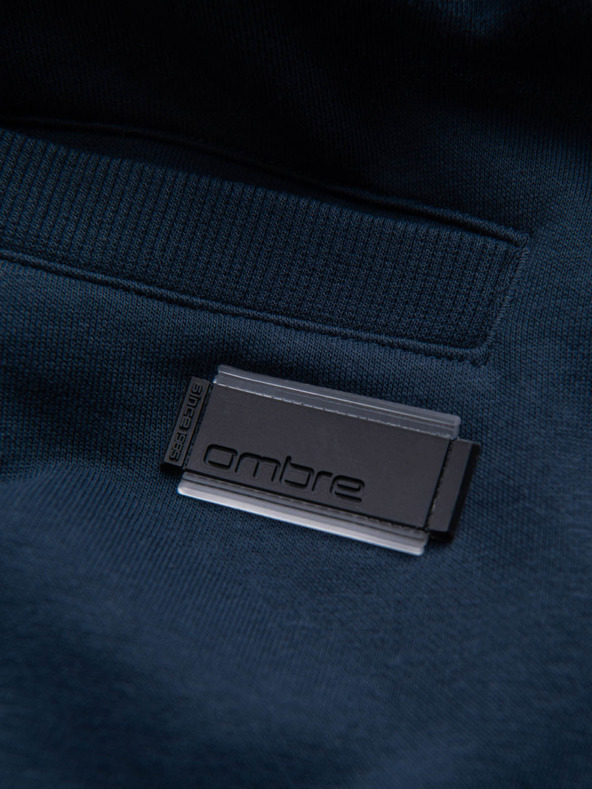 Ombre Clothing Тъмносини мъжки основни спортни шорти Ombre Clothing