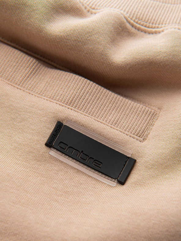 Ombre Clothing Бежови мъжки спортни основни шорти Ombre Clothing