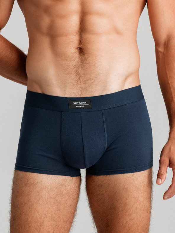 Ombre Clothing Мъжки едноцветни боксерки BASIC с еластан Ombre Clothing