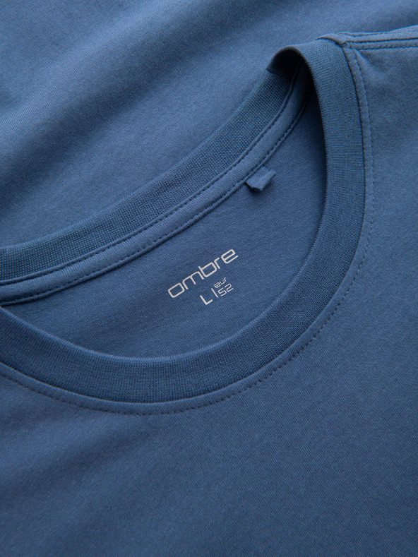 Ombre Clothing Мъжка памучна тениска с джобен печат Ombre Streetstyle Ombre Clothing