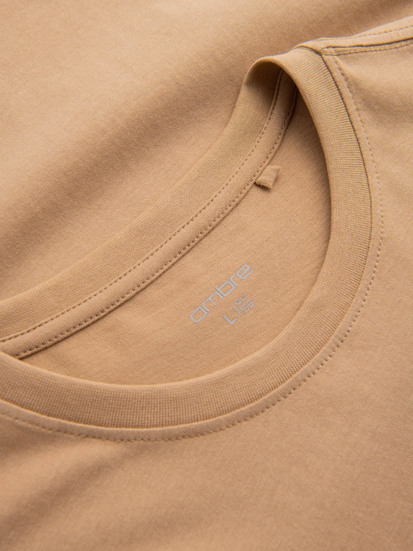 Ombre Clothing Мъжка памучна тениска с джобен печат Ombre Streetstyle Ombre Clothing