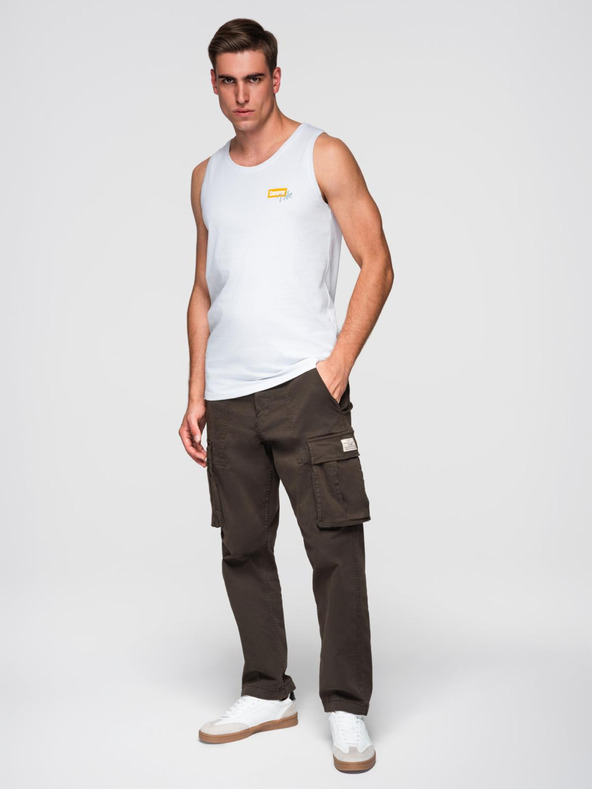 Ombre Clothing Мъжки памучен потник Summer Vibe с принт Ombre Clothing