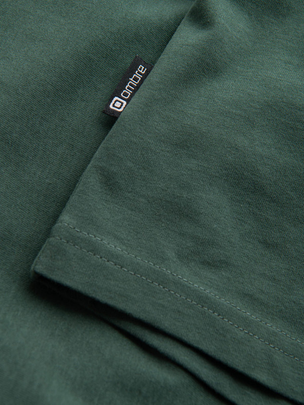 Ombre Clothing Мъжка памучна тениска с джобен печат Ombre Streetstyle Ombre Clothing