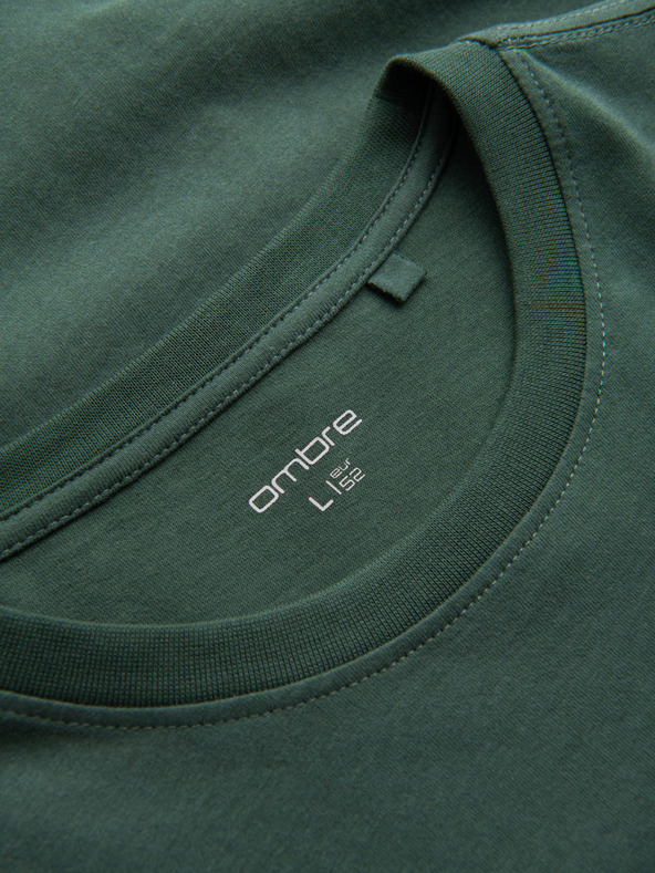 Ombre Clothing Мъжка памучна тениска с джобен печат Ombre Streetstyle Ombre Clothing