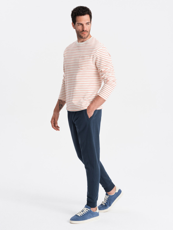 Ombre Clothing Мъжки памучен спортен панталон BASIC Ombre Clothing