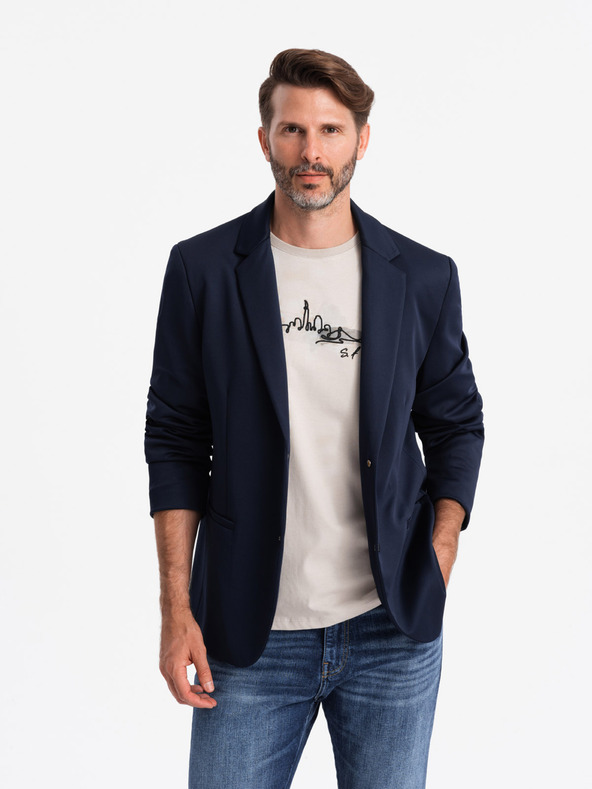 Ombre Clothing Мъжко яке с подвижна подплата и качулка Ombre Clothing