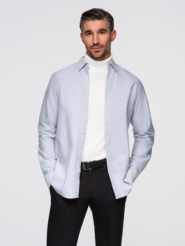 Ombre Clothing Мъжка оксфордска риза Ombre Clothing V1 OM-SHOS-0172