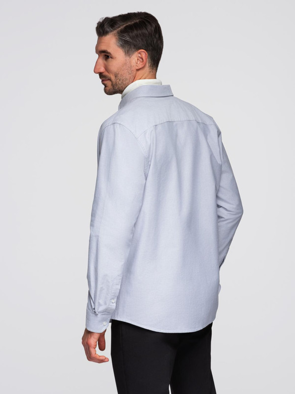 Ombre Clothing Мъжка оксфордска риза Ombre Clothing V1 OM-SHOS-0172