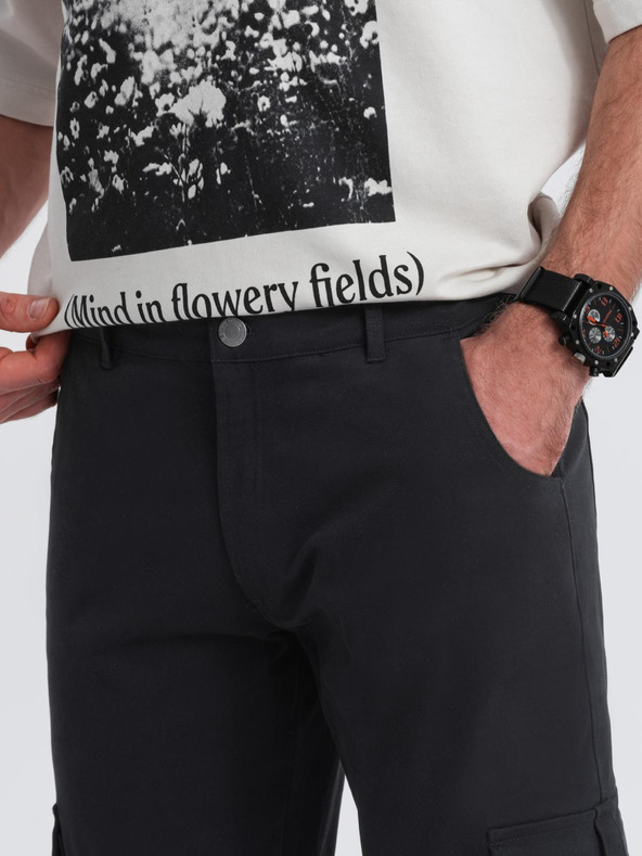 Ombre Clothing Мъжки панталони Ombre Clothing STRAIGHT LEG CARGO V4 OM-PACG-0197