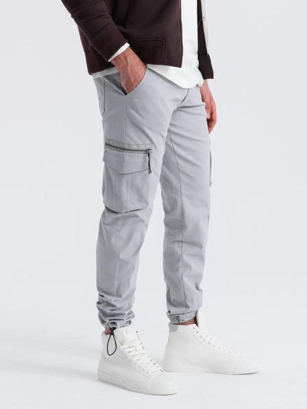 Ombre Clothing Мъжки дрехи Ombre STRAIGHT LEG CARGO V3 OM-PACG-0196