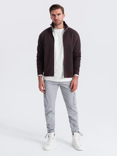 Ombre Clothing Мъжки дрехи Ombre STRAIGHT LEG CARGO V3 OM-PACG-0196