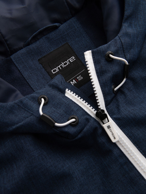 Ombre Clothing Мъжко леко спортно яке с подплата от полар Ombre Clothing