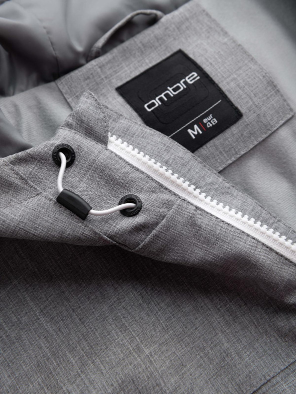 Ombre Clothing Мъжко леко спортно яке с подплата от полар Ombre Clothing