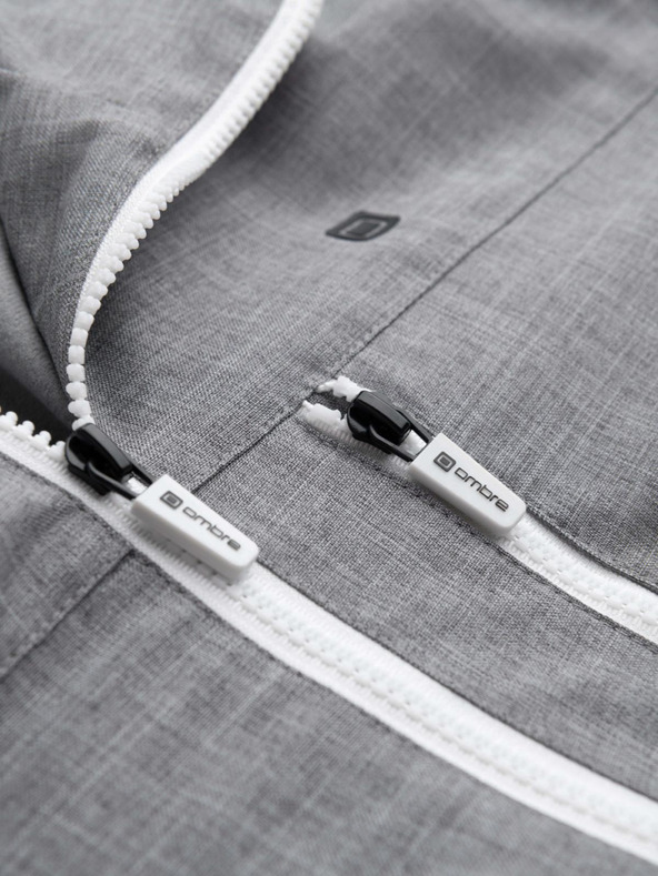 Ombre Clothing Мъжко леко спортно яке с подплата от полар Ombre Clothing