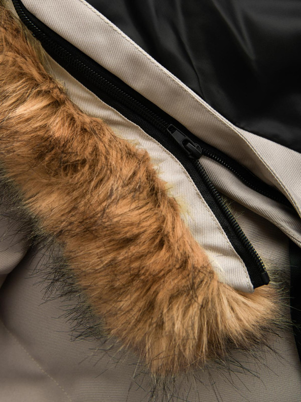 Ombre Clothing Мъжко дълго яке с качулка Ombre Clothing