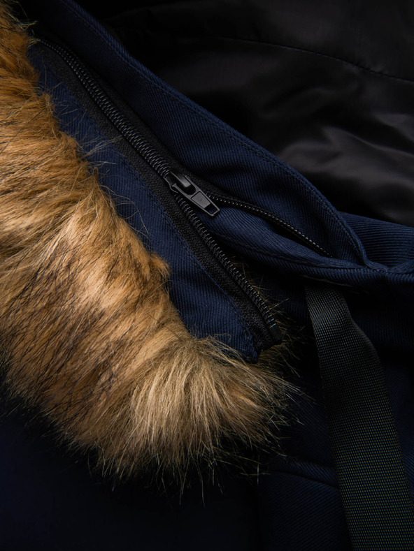 Ombre Clothing Мъжко дълго яке с качулка Ombre Clothing