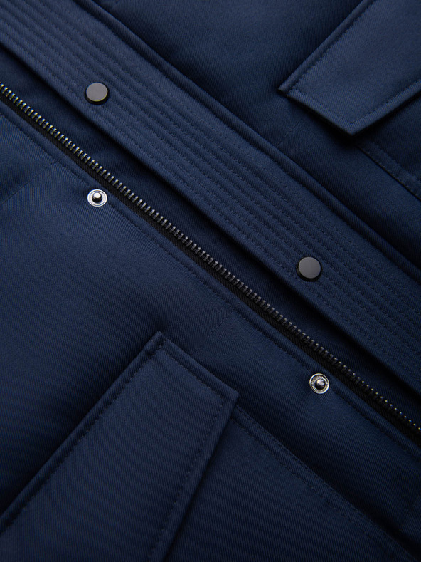 Ombre Clothing Мъжко дълго яке с качулка Ombre Clothing