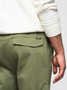 Ombre Clothing Мъжко долнищ с джобове зелен (олив) цвят Ombre Clothing