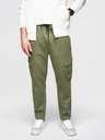 Ombre Clothing Мъжко долнищ с джобове зелен (олив) цвят Ombre Clothing