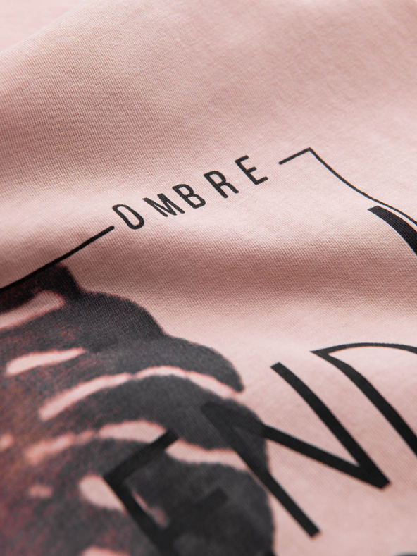 Edoti EDOTI Мъжка тениска с щампа, светлорозова