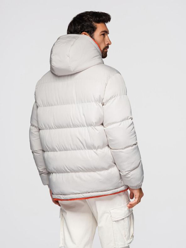 Ombre Clothing Мъжко спортно топло яке с двойна качулка Ombre Clothing