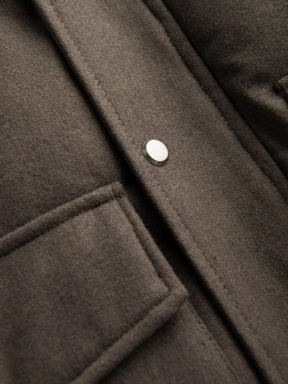 Ombre Clothing Мъжко дълго топло яке тип "парка" с вълна Ombre Облекло