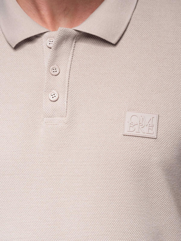 Ombre Clothing Мъжка поло риза с дълъг ръкав Ombre Clothing