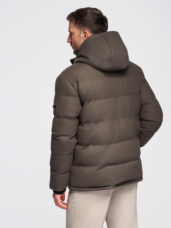 Ombre Clothing Мъжко яке с качулка Ombre Облекло