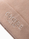 Ombre Clothing Мъжка плетена шапка с бродиран надпис Ombre Clothing
