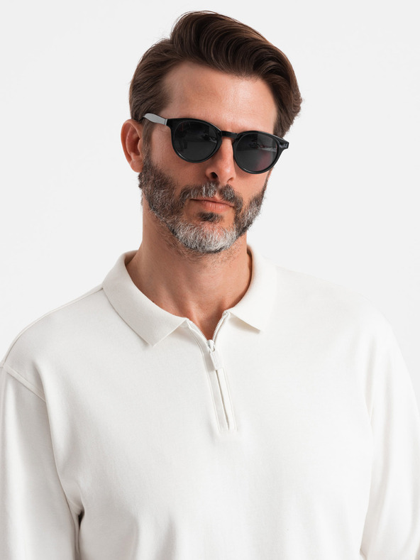 Ombre Clothing Мъжка поло риза с дълъг ръкав Ombre Clothing