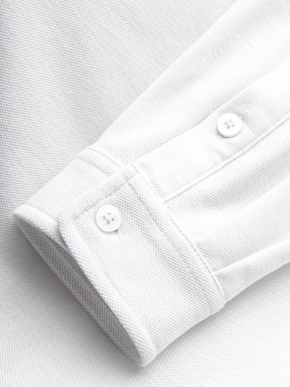 Ombre Clothing Мъжка плетена риза с тънък ръкав Ombre Clothing