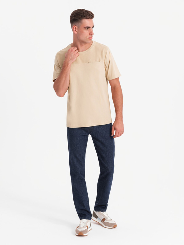 Ombre Clothing Мъжка памучна тениска Ombre Облекло