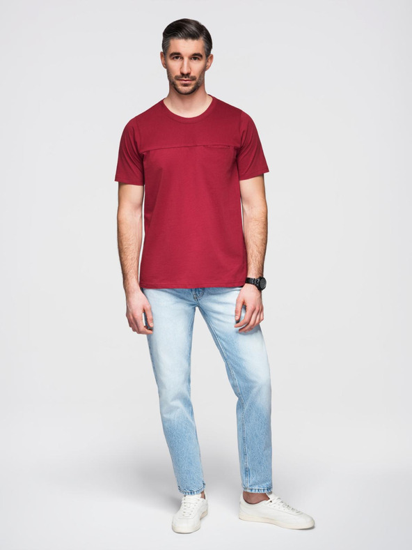 Ombre Clothing Мъжка памучна тениска Ombre Облекло