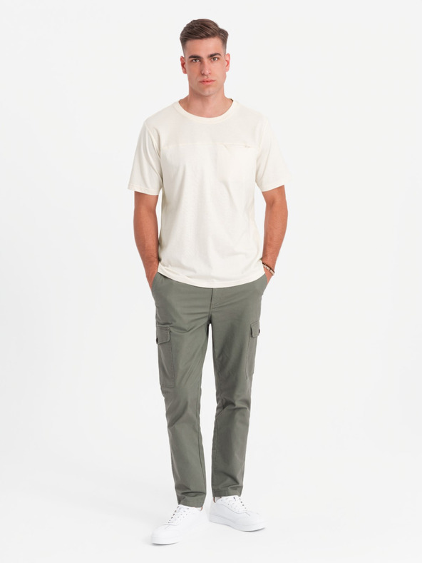 Ombre Clothing Мъжка памучна тениска Ombre Облекло