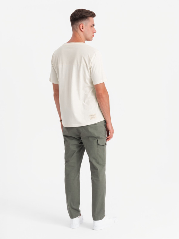 Ombre Clothing Мъжка памучна тениска Ombre Облекло