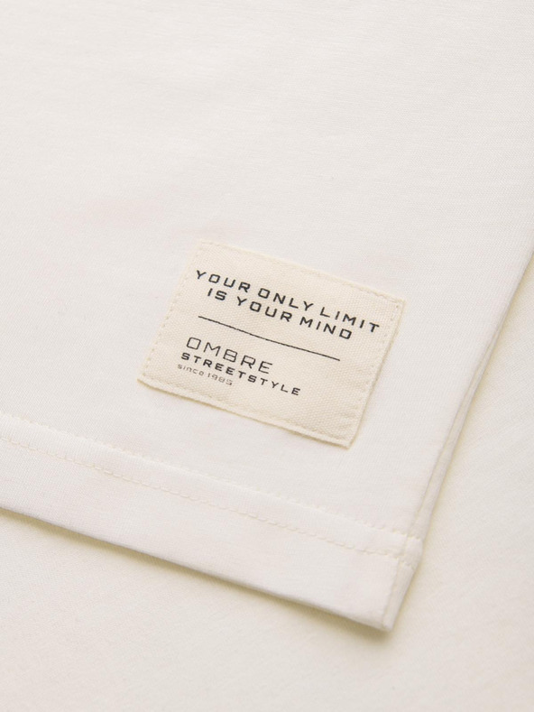 Ombre Clothing Мъжка памучна тениска Ombre Облекло