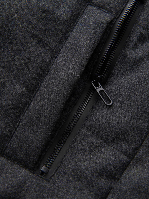 Ombre Clothing Мъжко олекотено яке с мрежеста подплата и качулка Ombre Clothing