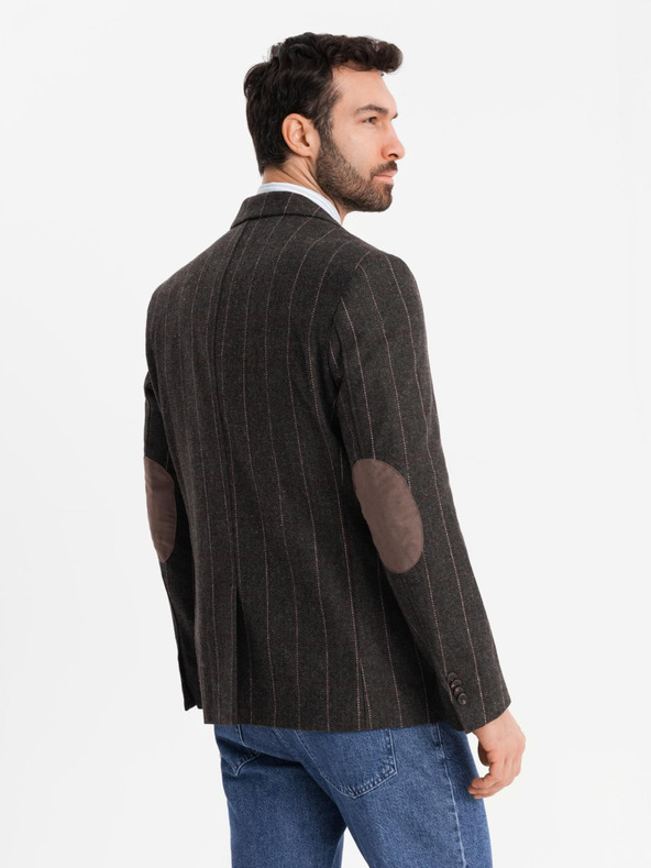 Ombre Clothing Елегантно мъжко структурирано плетено яке Ombre Clothing