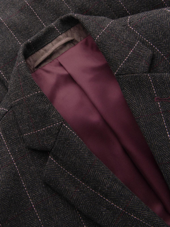 Ombre Clothing Елегантно мъжко структурирано плетено яке Ombre Clothing