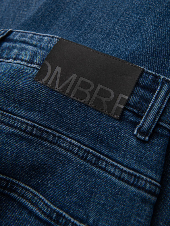 Ombre Clothing Мъжки дънкови панталони STRAIGHT LEG - черни V1 OM-PADP-0133 Ombre Clothing