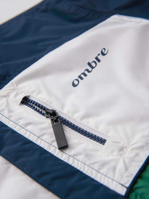 Ombre Clothing Мъжко спортно яке от полар с лек цвят зелено Ombre Clothing