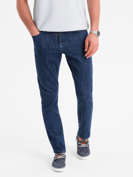 Ombre Clothing Мъжки класически изпирани дънки REGULAR FIT синьо Омбре Облекло