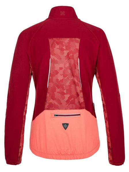Kilpi Червено и коралово дамско спортно яке Kilpi Nordim-W