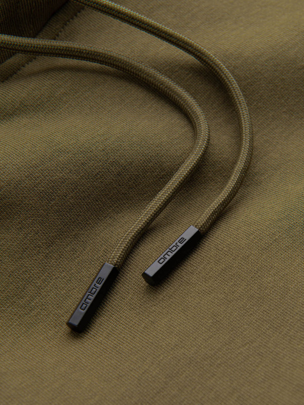 Ombre Clothing Мъжки памучен суитчър с качулка BASIC Ombre Clothing