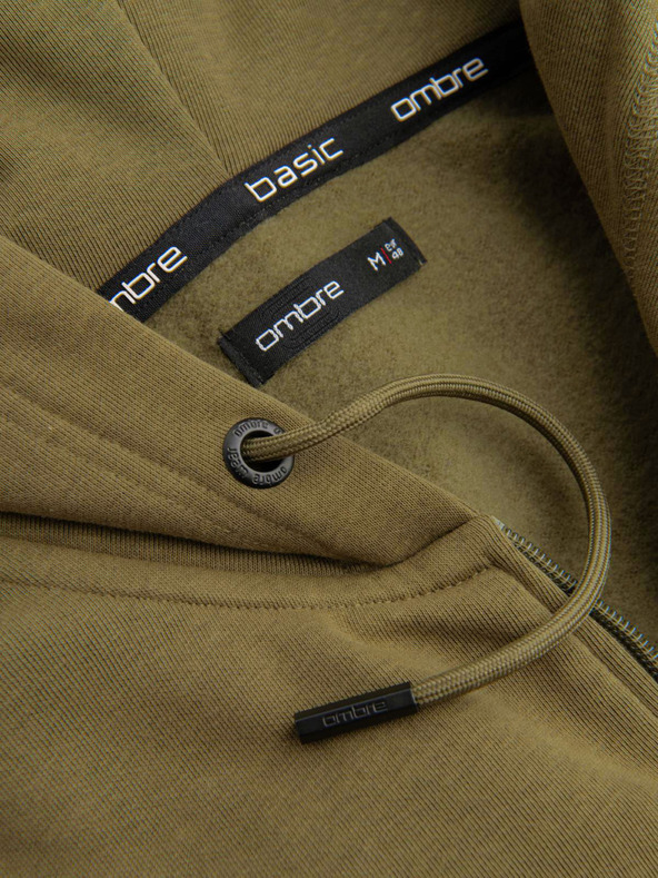 Ombre Clothing Мъжки еластичен памучен суитчър BASIC Ombre Clothing