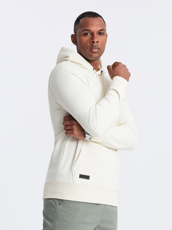 Ombre Clothing Мъжки памучен суитчър с качулка BASIC Ombre Clothing