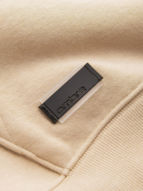 Ombre Clothing Мъжки памучен суитчър с качулка BASIC Ombre Clothing